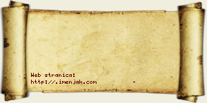 Angelina Tucović vizit kartica